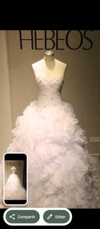 Vestido novia  blanco