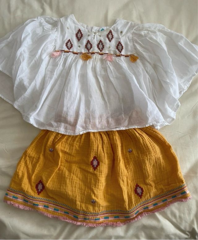 Conjunto boho niña 2-3 años