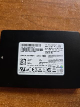 SSD Samsung PM871a 256GB