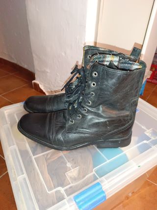 Botines negros piel hombre - talla 46