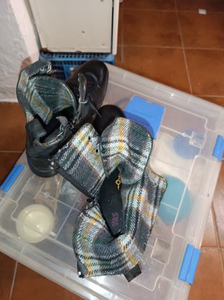 Botines negros piel hombre - talla 46