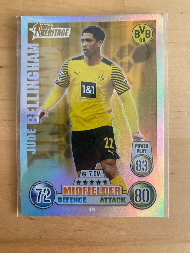 Card Jude Bellingham Topps Heritage Match Attax 22