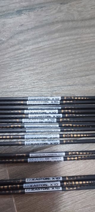 12 flechas Easton X10 500