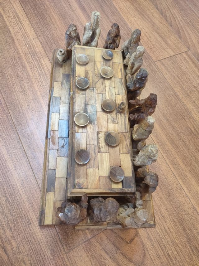 Talla Última Cena madera