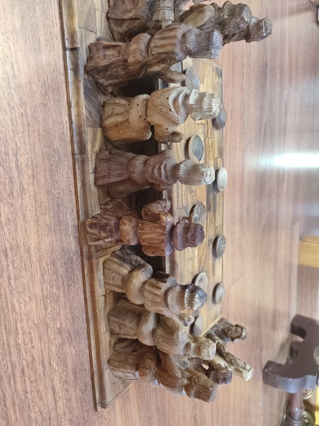 Talla Última Cena madera