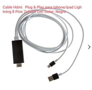 Cable HDMI iPhone/iPad - 8 Pines