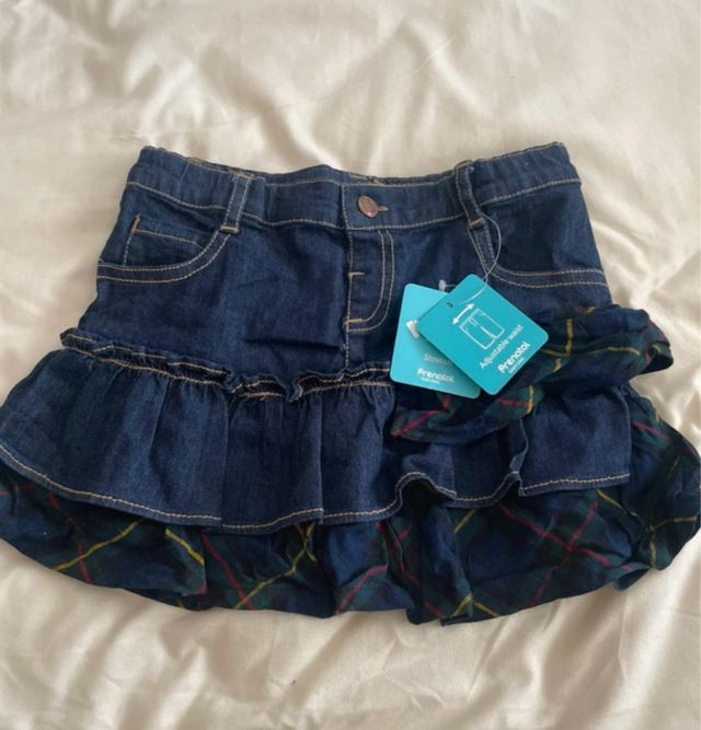 Falda vaquera niña - Talla 3-4 años