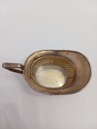 Juego de té inglés antiguo, baño plata