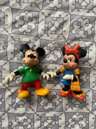Mickey y Minnie PVC años 80