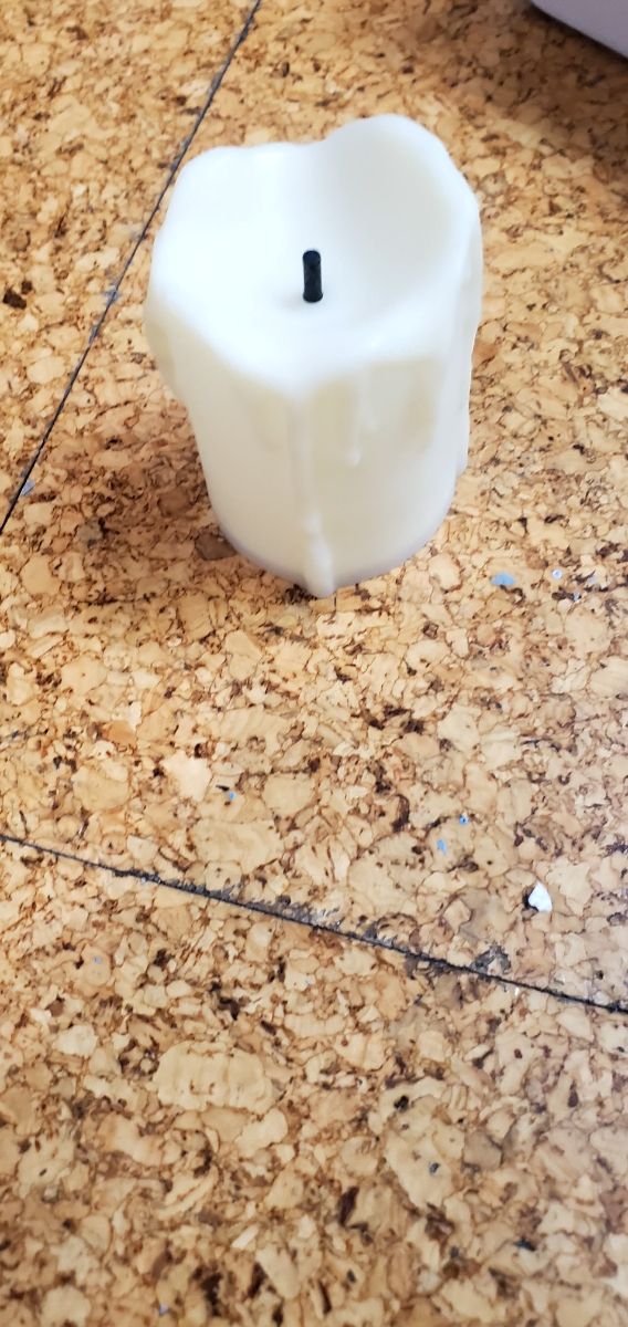 12 Velas LED blancas - Decorativas