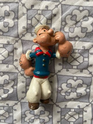 Figuras Popeye y Olivia PVC Años 80