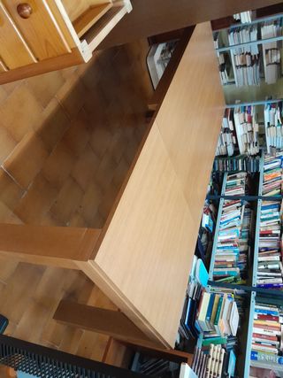 Mesa extensible de madera