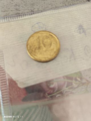 Moneda Ucrania 10 Kopiyon 1996