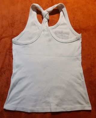 Desigual - Camiseta tirantes blanca