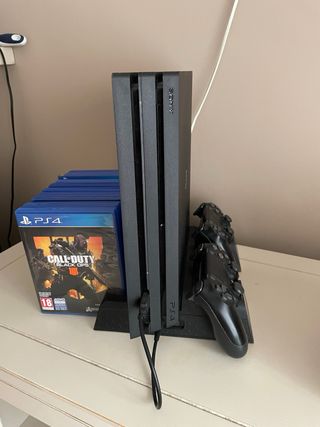 PS4 Pro (PlayStation 4 Pro) 1TB - Negra +10 juegos