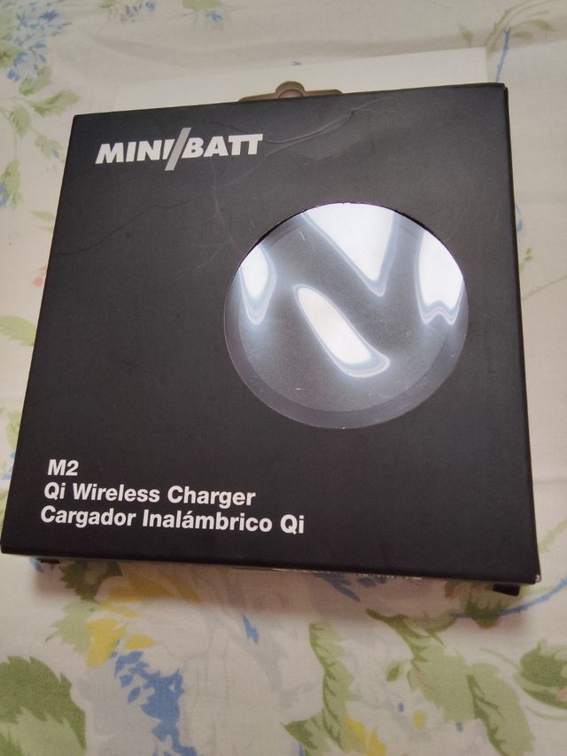 Cargador inalámbrico Qi MINIBATT M2
