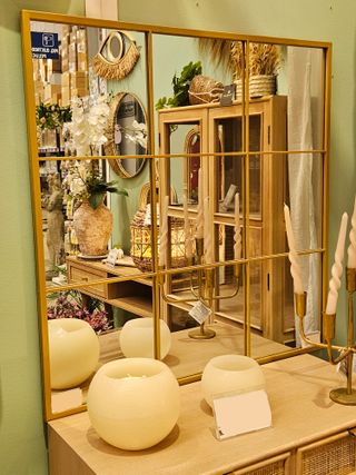 OFERTON! Espejo ventana forja industrial 90x90cm