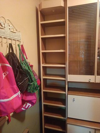 Mueble modular varios módulos - beige/marrón