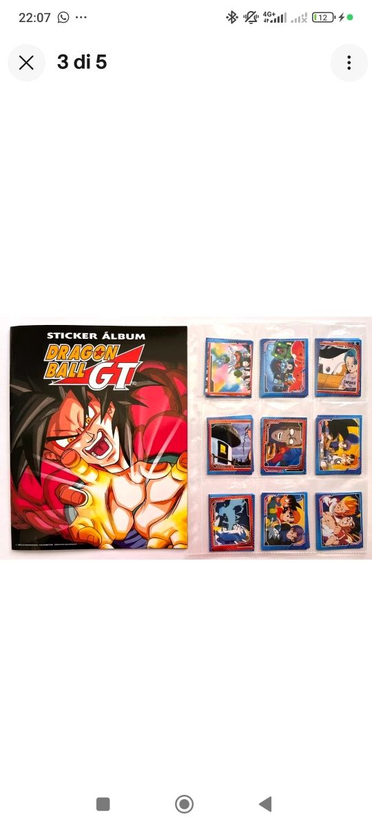 Album Dragon Ball GT set completo en español-latin