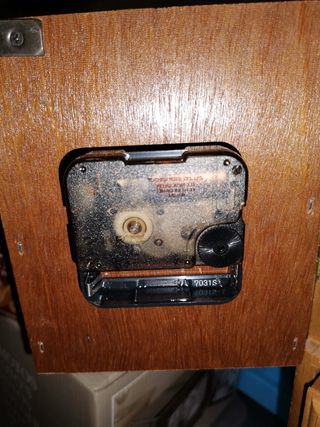 Joyero con reloj - Madera