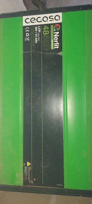 4 Baterías Cegasa de Litio Nerlit 48V _10 kw total