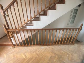 Barandilla madera escalera