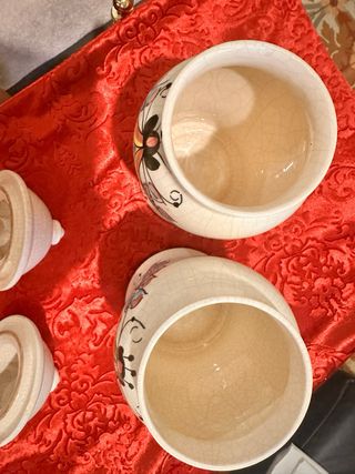 Albarelos farmacia años 80 (Manises) ceramica