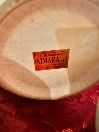 Albarelos farmacia años 80 (Manises) ceramica