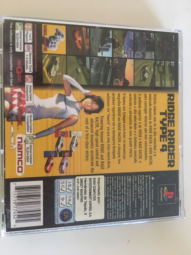 Ridge Racer Tipo 4 - PS1 PAL