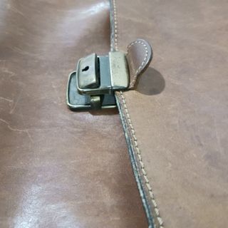 Cartera piel marrón vintage