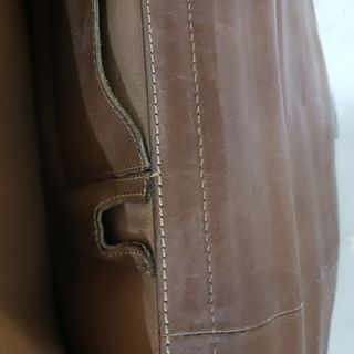 Cartera piel marrón vintage