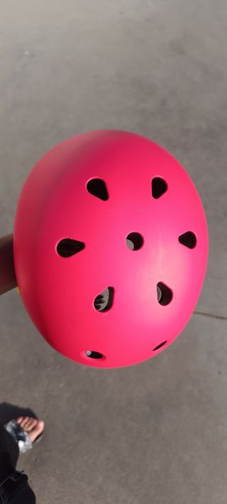 Casco Oxelo - Rojo con diseño