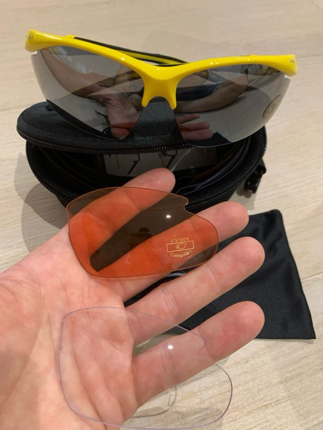 Gafas sol XLC amarillas - nuevas