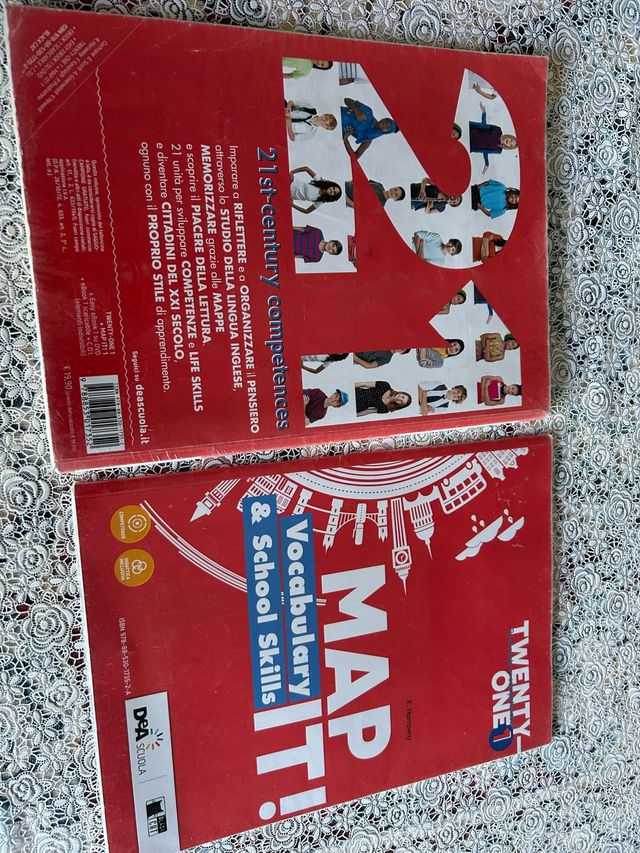libro￼ scolastico, Twenty one uno ￼