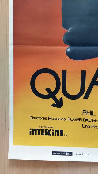 Cartel original Quadrophenia (Franc Roddam 1979)