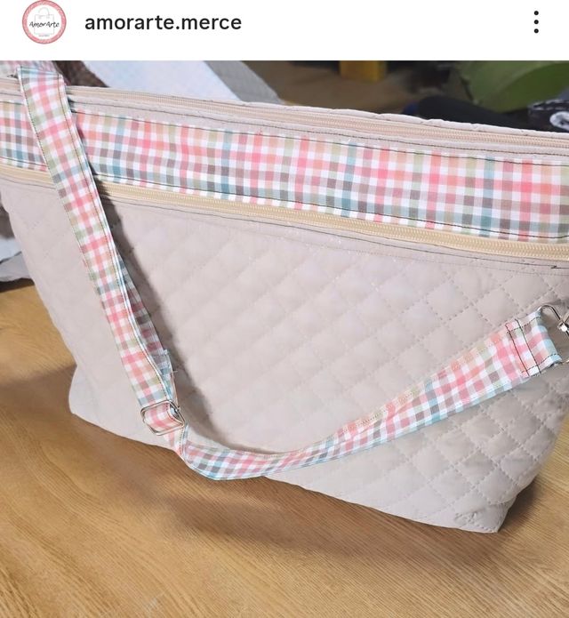 Bolso bebé acolchadoartesano hecho a mano