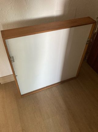 Espejo madera Ikea.