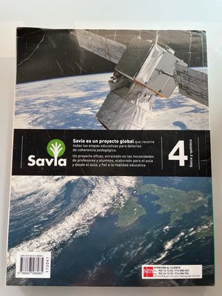 libro de texto  Física y química. 4 ESO. Savia
