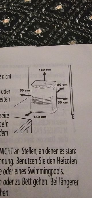 Estufa eléctrica Zilan ZL3  Medidas aproximadas