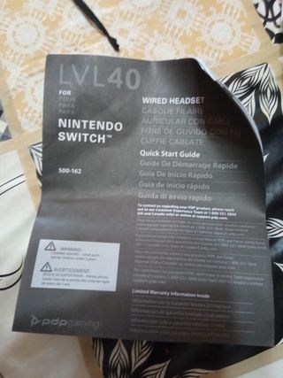 Auriculares Gaming PDP LV-L40 Switch