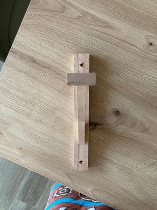 3 Soportes de madera para estantes