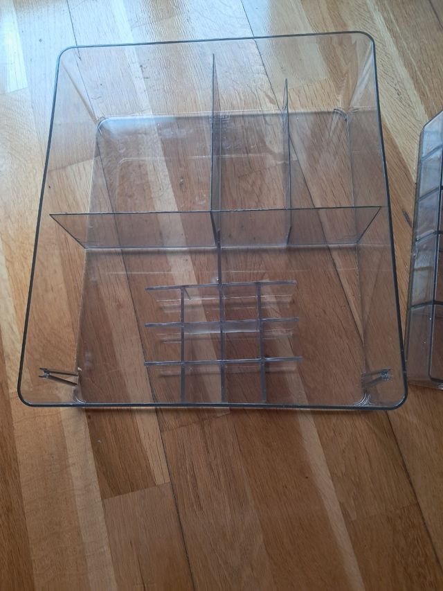 Organizador transparente de plástico