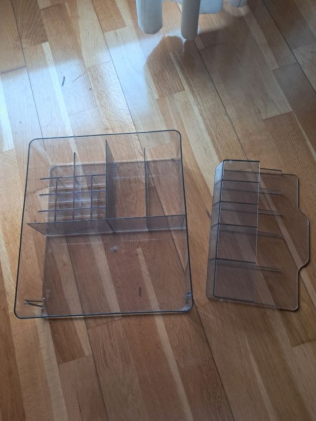 Organizador transparente de plástico