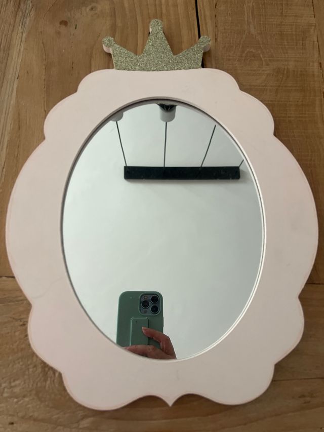 Espejo infantil con corona - Decoración