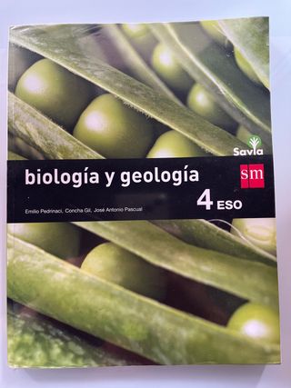 Libro de texto  Biología y geología. 4 ESO. Savia