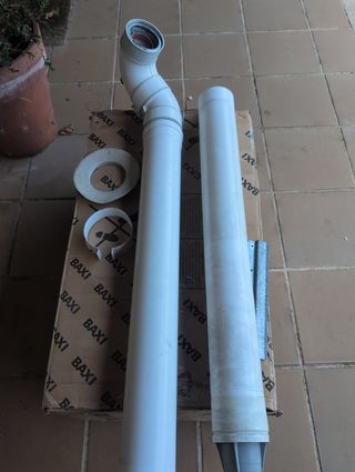 Chimenea caldera estanca BAXI (2uds)
