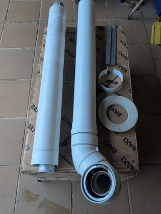 Chimenea caldera estanca BAXI (2uds)
