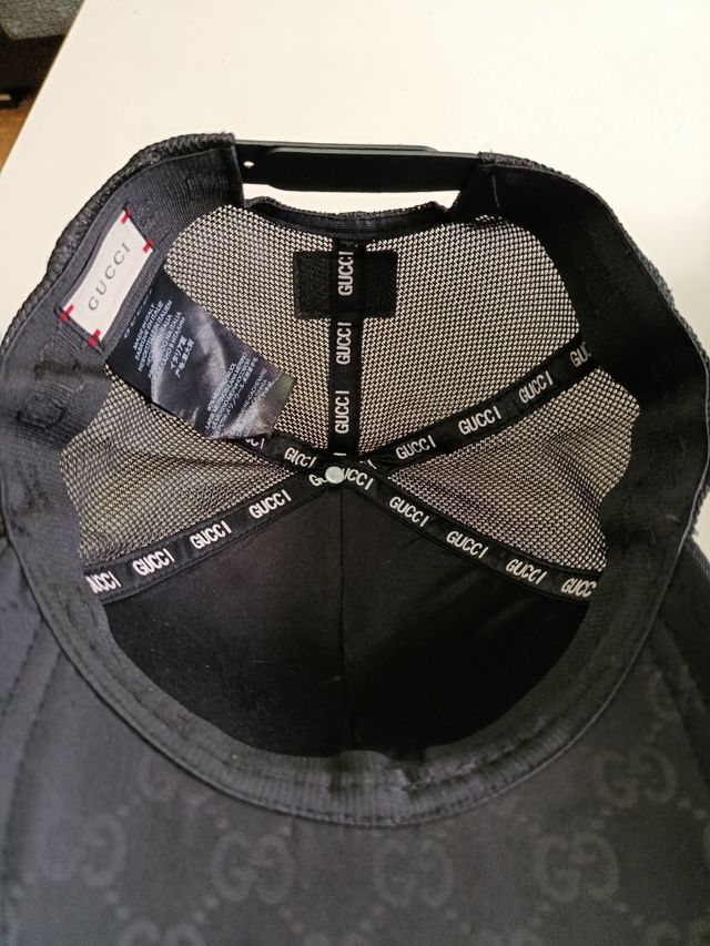 Gorra Gucci negra