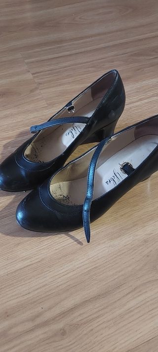 Zapatos baile español negros