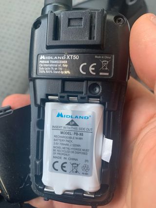 2 Radios Midland XT50 en buen estado